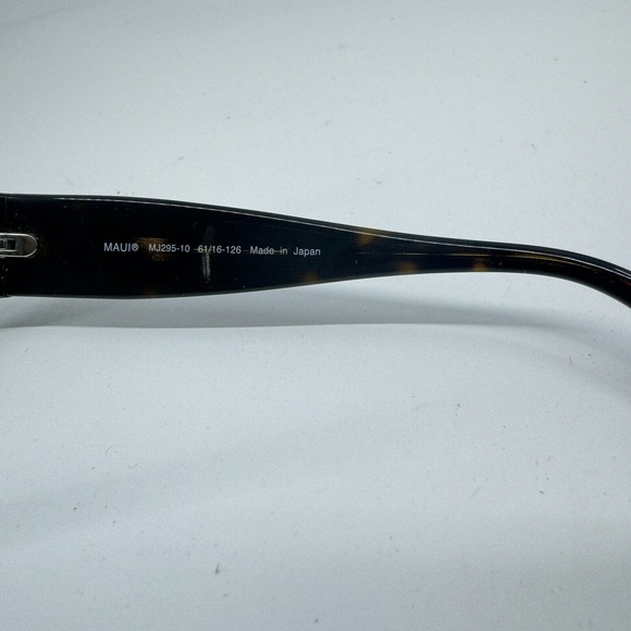 Maui Jim Nalani MJ295-10 Brown Tortoise Sunglasses‎ Frame 61-16-126 Japan H11244 main image 4